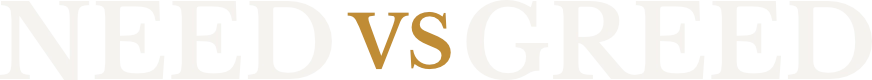 Need Vs Greed Logo